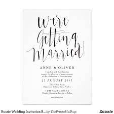 Rustic Wedding Invitation Black Zazzle Com In 2021 Wedding Invitations Rustic Black Wedding Invitations Wedding Invitations