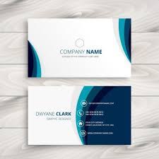 Business card maker for travelers. Blue Wave Business Card Design Template Vector Design Illustration Visiting Card Design Name Card Design Free Business Card Design