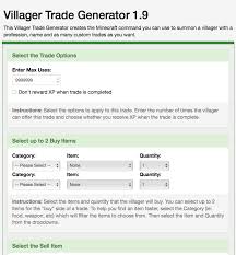 This is the list of features that are available exclusively to bedrock edition. Villager Trade Generator For Minecraft 1 9 Is Now Available Create As Many Trades As You Want Minecraft Commands Village Generator