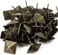 50Pcs Bronze Upholstery Tacks Square Head Bubble Nails Upholstery Nails  Furniture Thumb Tacks Hardware Decorative Square Nails for House Building  ...