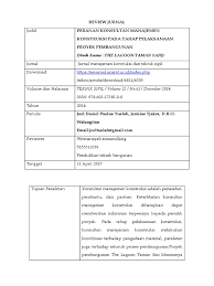 Proyek pemeliharaan ruas jalan di senduk, tinoor, dan ratahan). jurnal sipil statik, vol. Review Jurnal Menejemen Kontruksi
