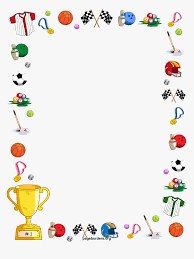 File formats include gif, jpg, pdf, and png. Sports Free Clipart Borders Collection Transparent Sports Border Clipart Hd Png Download Kindpng