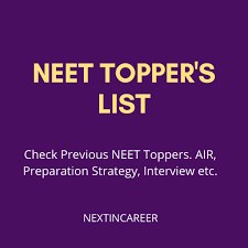 Toppers handwritten notes app is the best learning app for neet 2021, aiims preparation and preparing for neet 2021 examination any other medical entrance exams like aiims, jipmer. Neet Topper 2021 Check Previous Years Toppers List Preparation Tips