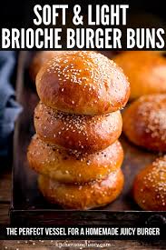 Soft And Light Brioche Burger Buns In 2020 Burger Buns Recipe Burger Buns Homemade Burgers