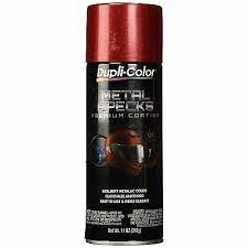 Duplicolor Ms300 Retro Red Metal Specks Spray Paint Aerosol 11oz Ebay