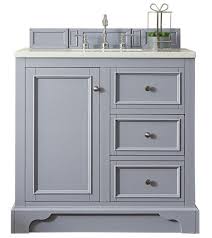 Available in deep, rich finishes of espresso and white, the figi is expertly hand crafted entirely out of solid oak wood. 36 De Soto Silver Gray Single Sink Bathroom Vanity