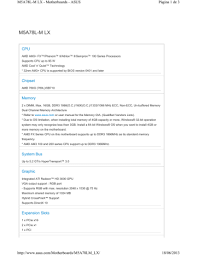 Much more l3 cache, 6 mb, vs, 0 mb, compared to all cpus, 6 mb l3 cache is just ok. M5a78l M Lx Manualzz