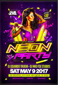 Check spelling or type a new query. 18 Neon Party Flyer Templates Free Psd Vector Eps Png Downloads