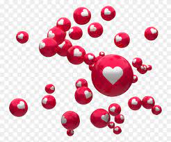 Facebook Reactions Emoji 3d Render Balloon Symbol With Heart Png Emoji Symbols Balloons