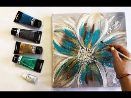 5 out of 5 stars. Abstract Flower Painting Demonstration Acrylic Easy Techniques Youtube