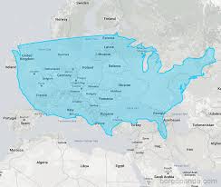 These maps that show the relative size of cities around the world (both in area and in population) illustrate just how large the united states and its cities really are. After Seeing These 30 Maps You Ll Never Look At The World The Same Bored Panda
