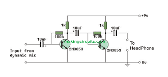 Let's go to watch the video that how works this circuit diagram? Simple Microphone Mic Amplifier Circuits