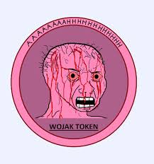 Wojak angry soy boy holding up chart. Ann Wjt Pink Wojak Token The First Pink Wojak Token