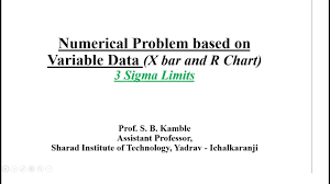 Numerical Problem Based On Variable Data X Bar And R Chart 3 Sigma Limits