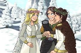 My httyd safe place — Valka gives her blessings to Hiccup and Astrid on...