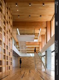 A U 19 02 Osaka Timber Association By Takenaka Corp Wood Architecture Interior Architecture Modern Architecture