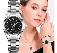 Reloj De Mujer JewelryWe Reloj Con Correa Elástica Para Mujer