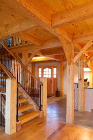 Pin By Woodhouse Timber Frame On Inspiring Timber Frame Interiors Timber Frame Homes Log Homes Rustic House