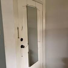 Gissar jewelry mirror armoire wall mount over the door mirror jewelry cabinet storage mirror organizer lockable full length door mirror(white). Ikea Garnes Over Door Mirror Furniture Home Decor On Carousell