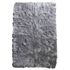 Kunstfell Teppich 120x180 Grau Kunstfell Teppich Teppich Flauschiger Teppich