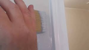 Apply the first coat of paint. Eliminating Brush Marks 5 Minute Handyman Painting Tips And Tricks Youtube