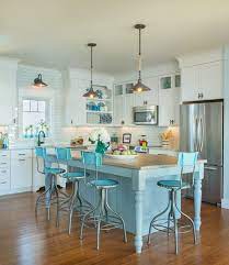 That'll give the unit a clean look and the chairs will take up less space. 18 Brilliant Kitchen Bar Stools That Add A Serious Pop Of Color