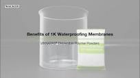 Benefits of 1K Waterproofing Membranes – VINNAPAS® Dispersible Polymer  Powders