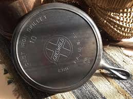 Griswold Cast Iron Skillet Identify Date Your Skillet Using Logos Griswold Cast Iron Cast Iron Skillet Antique Cast Iron Skillet