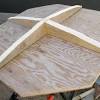 This balance board is a super simple project made of plywood and pvc pipe. 1