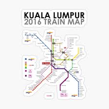 Posts about kl sentral written by giap8. Kuala Lumpur 2016 Train Map Canvas Print By Shazalomaniac Redbubble