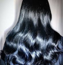 Midnight blue black semi permanent hair color. Blue Black Hair Color Looks Matrix