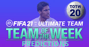 Buy raphaël varane at one of our trusted fifa 21 coins providers. Fifa 21 Totw 20 Predictions With Raphael Varane Bruno Fernandes And Phil Foden News Chant Uk