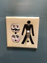 Push the switch back into place, tucking the wires neatly into the box, and secure the switch strap to the electrical box with its mounting screws. Switch Plate Cover Glow In The Dark Spray Paint Switch Plate Covers Bathroom Light Switch