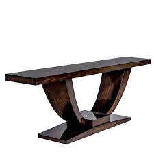 Carrocel Custom Walnut Art Deco Console Art Deco Console Table Modern Console Tables Minimalist Furniture Design