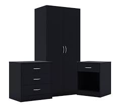 Find incredible bedroom furniture sets at bassett. Murat Black 3 Piece Bedroom Set 19ld120