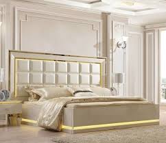 Explore luxury for every style at perigold. Traditional Bed In White Leather Traditional Style Homey Design Hd 9935 In 2021 Luxury Bedroom Furniture King Bedroom Sets Bed Furniture Design