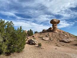 Set off the highway just far enough to avoid traffic noise. Camel Rock Santa Fe New Mexico Atlas Obscura