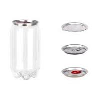 PET Beverage Cans,PET Soda Cans,Transparent PET Pop Can