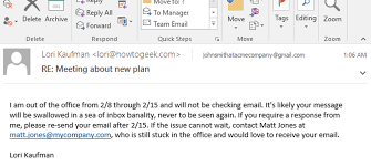 How to set away messages (out of office) in outlook web app? How To Set Up An Out Of Office Reply In Outlook For Windows