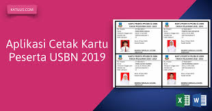 Berikut ini adalah contoh kartu ujian sekolah excel yang bisa digunakan untuk melengkapi administarsi guru yang dapat di unduh secara gratis dengan menekan tombol download. Aplikasi Cetak Kartu Peserta Usbn 2019 Katulis