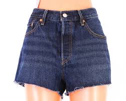Details About S Levis Womens Jean Shorts Jeans Blue Size Xl