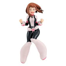 Product description from the my hero academia anime, this texture figure is ochaco uraraka. My Hero Academia Pop Up Parade Pvc Statue Ochaco Uraraka Hero Costume Ver Takara Tomy Buy Anime Figures Online