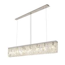 The gorgeous look of a crystal chandelier can brighten up any space while adding visual interest. Linear Dining Room Lights Luxury Crystal Lights Lighting Company Uk