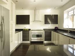 Contemporary White Kitchen With Black Star Galaxy Granite Worktops And Upstands Installed In Si Black Granite Countertops Gorgeous White Kitchen White Kitchen