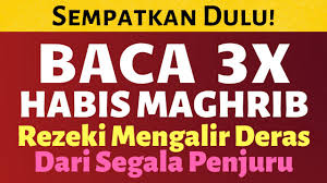 Tidak itu saja, surah yasin juga biasa digunakan pada acara tahlil yang. Baca 3x Habis Maghrib Doa Dzikir Zikir Setelah Sholat Fardhu Rezeki Lancar Melimpah Sesuai Sunnah Youtube