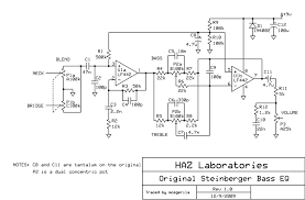 Yamaha electric bas guitar wiring : Frank Clarke Yamaha Bass Preamp Rbx 370a