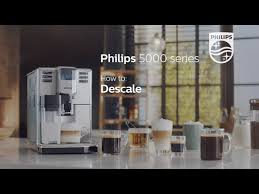 4) top up the water tank with fresh tap water to the calc clean line. How To Descale Philips 5000 Series Espresso Machine Ep536x Youtube