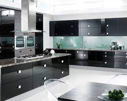 The glossy black paint looks wonderful with bright silver drawer pulls and fixtures. One Color Fits Most Black Kitchen Cabinets