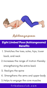 How To Do Eight Limbed Pose And Benefits Yoga Poses Advanced Wellness Yoga Yoga Benefits