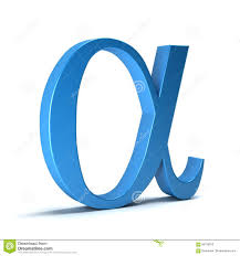 Alpha Mathematical Symbol 3d Symbols Lettering Stock Illustration